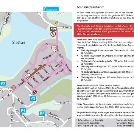 Zentral Gelegenes Ferienzimmer Moellner Seestrasse Buitenkant foto