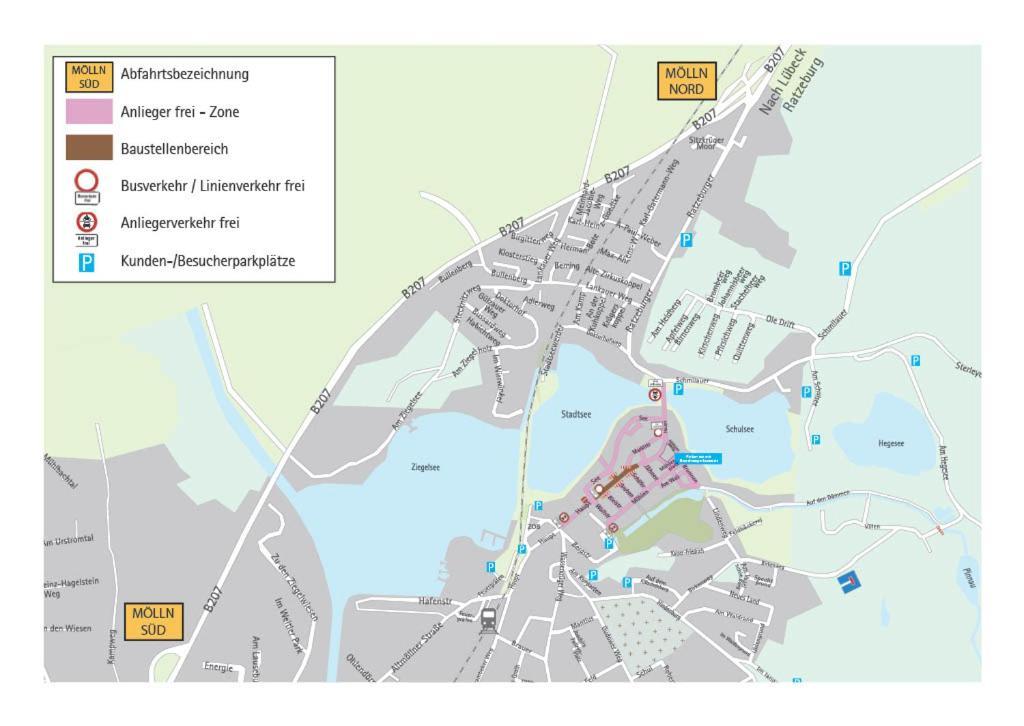 Zentral Gelegenes Ferienzimmer Moellner Seestrasse Buitenkant foto